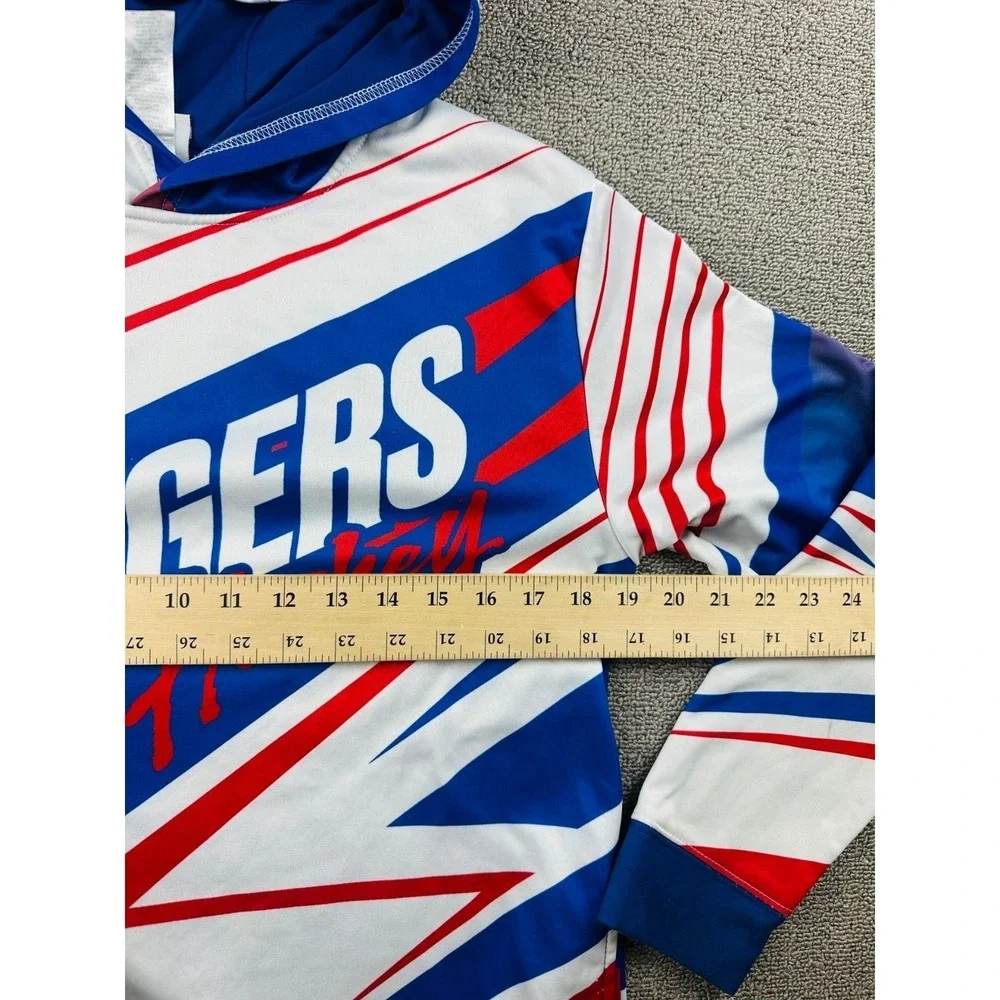 NHL Hoodie Youth L (14/16) Multi Color New York Rangers Hockey Sporty Activewear